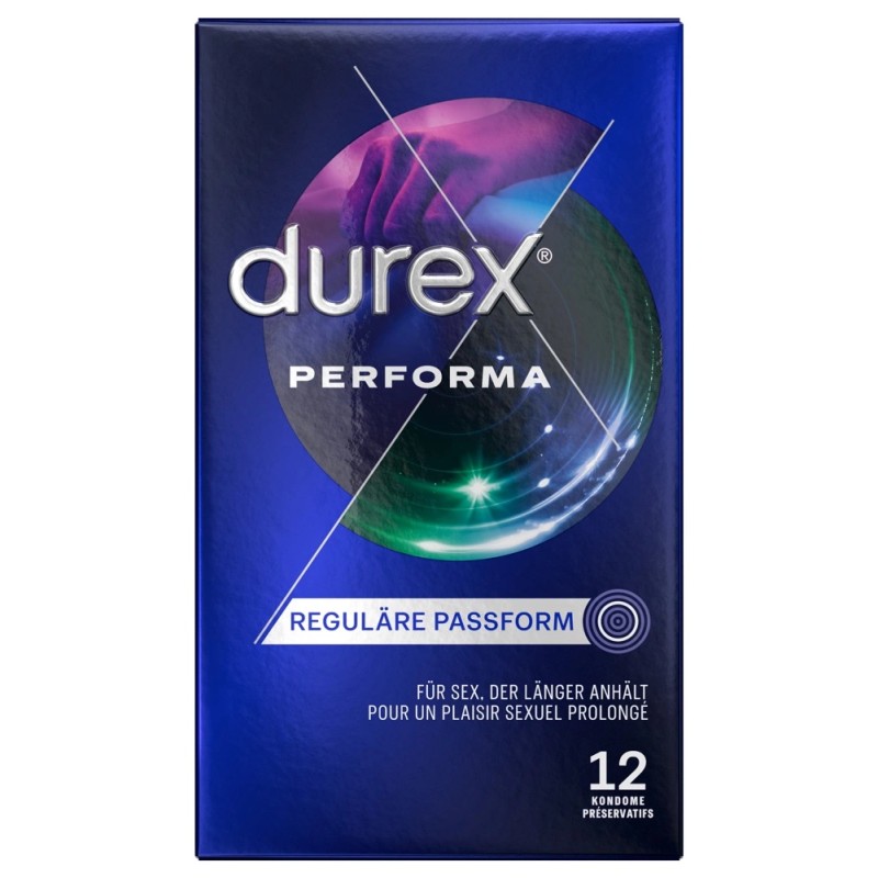 Durex - Prezerwatywy Zapewniające Dłuższy Seks Performa 12 szt